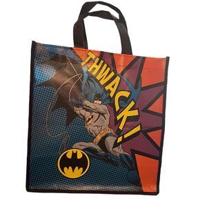 Batman Reusable Tote Bag Apprx 12.5” x 13” x 6.5” DC Superhero Bag Gift‎ Bag